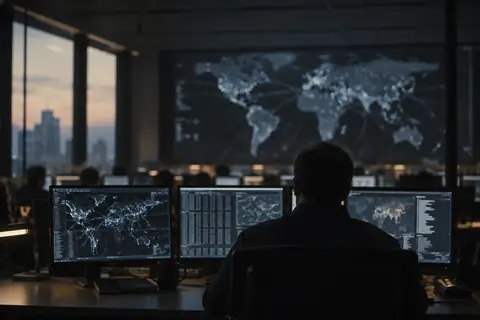 A security operations room