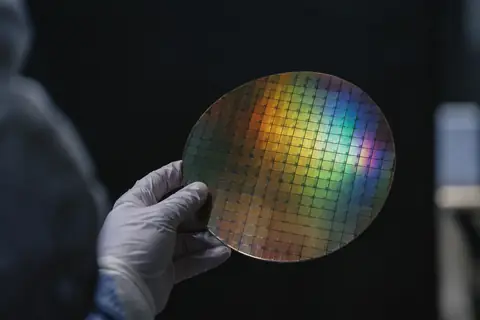 A silicon wafer